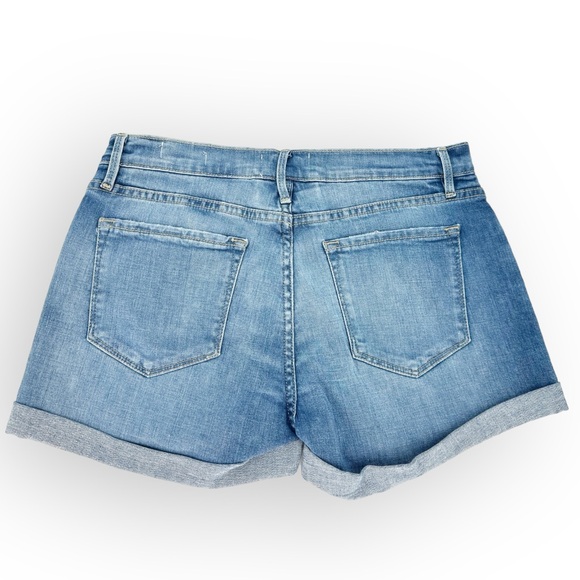 FRAME DENIM NWT LE Cutoff Cuffed Short in Ashcroft Wash- size 27 - Picture 3 of 11